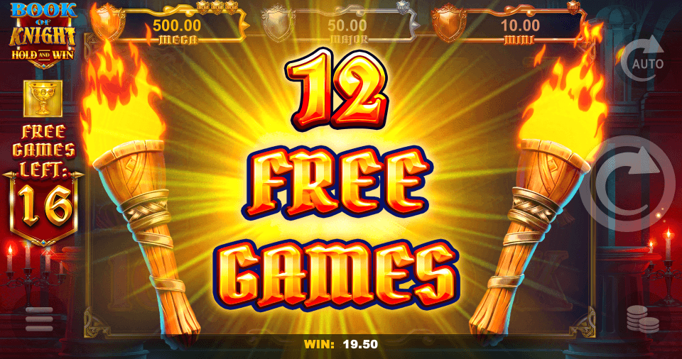 Book of Knight Hold and Win Free Spins